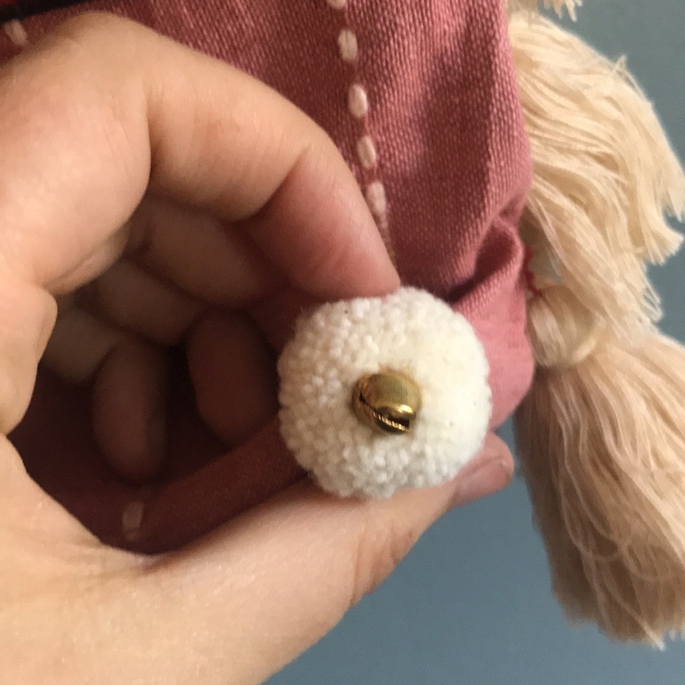 Small boho tote. Beaded shells, embroidery. Mixed media. Patchwork. Beach summer - Picture 7 of 11